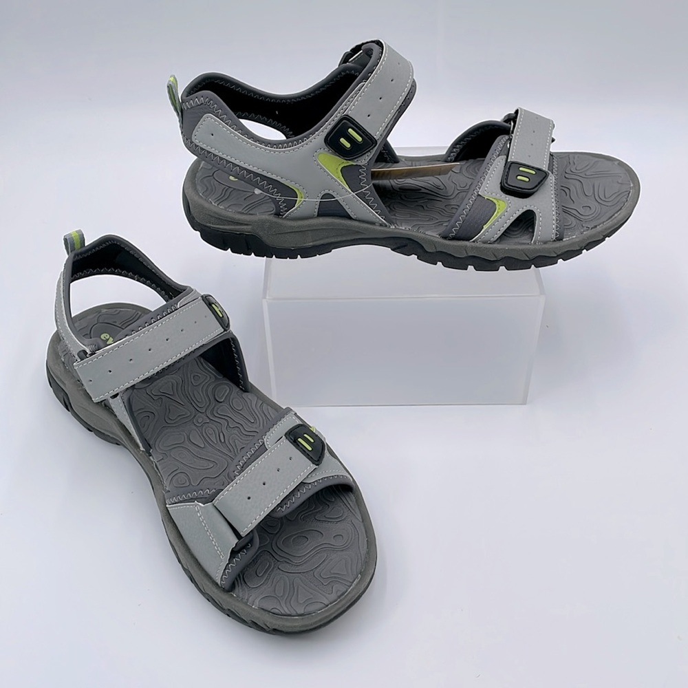 Everest Lykken Adjustable Velcro Eva Cushioned Footbed Water Shoe Sandals - 11‎